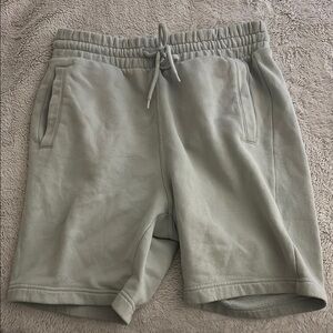 Men's Faded Green Casual Shorts